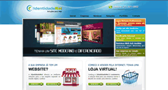 Desktop Screenshot of identidadenet.com.br